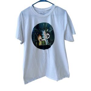 Rick & Morty  Men's Medium Glitch Circle Ripple Junction Tshirt size L